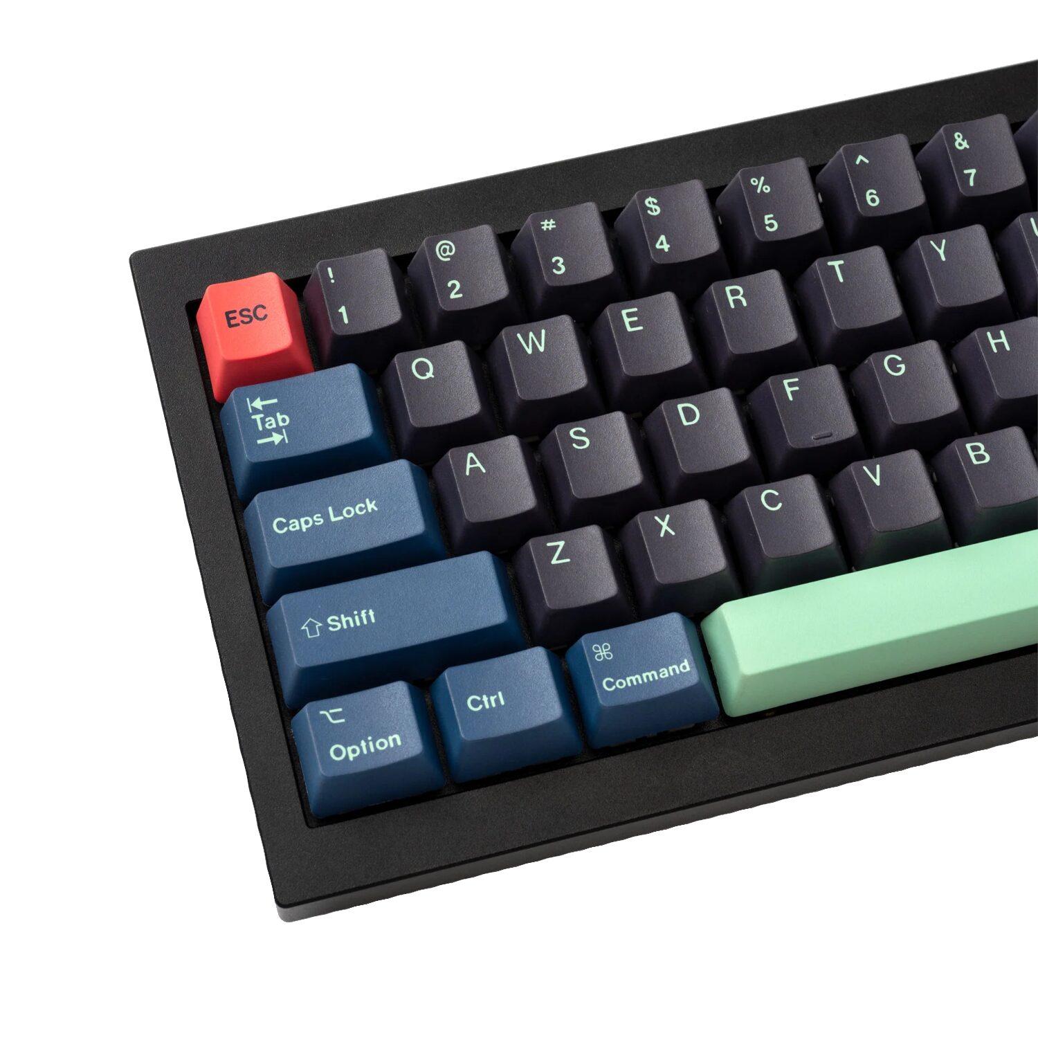 T7-WR-03 Keychron OEM Dye-Sub PBT Keycap Set – Hacker (Version C, PBT, OEM Profile, MX-Compatible)