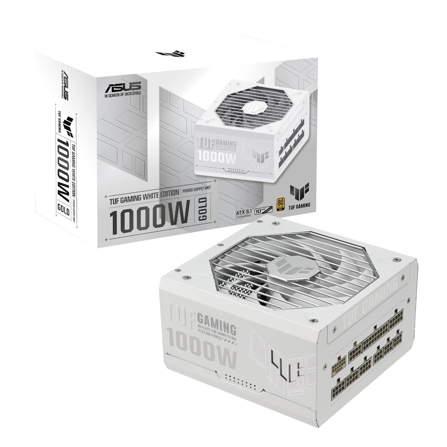 TUF-GAMING-1000G-WHITE_Asus-TUF-Gaming-1000W-80-PLUS-Gold-ATX-Modular-Power-Supply-White_wr_01a Asus TUF Gaming 1000W 80 PLUS Gold ATX Modular Power Supply - White