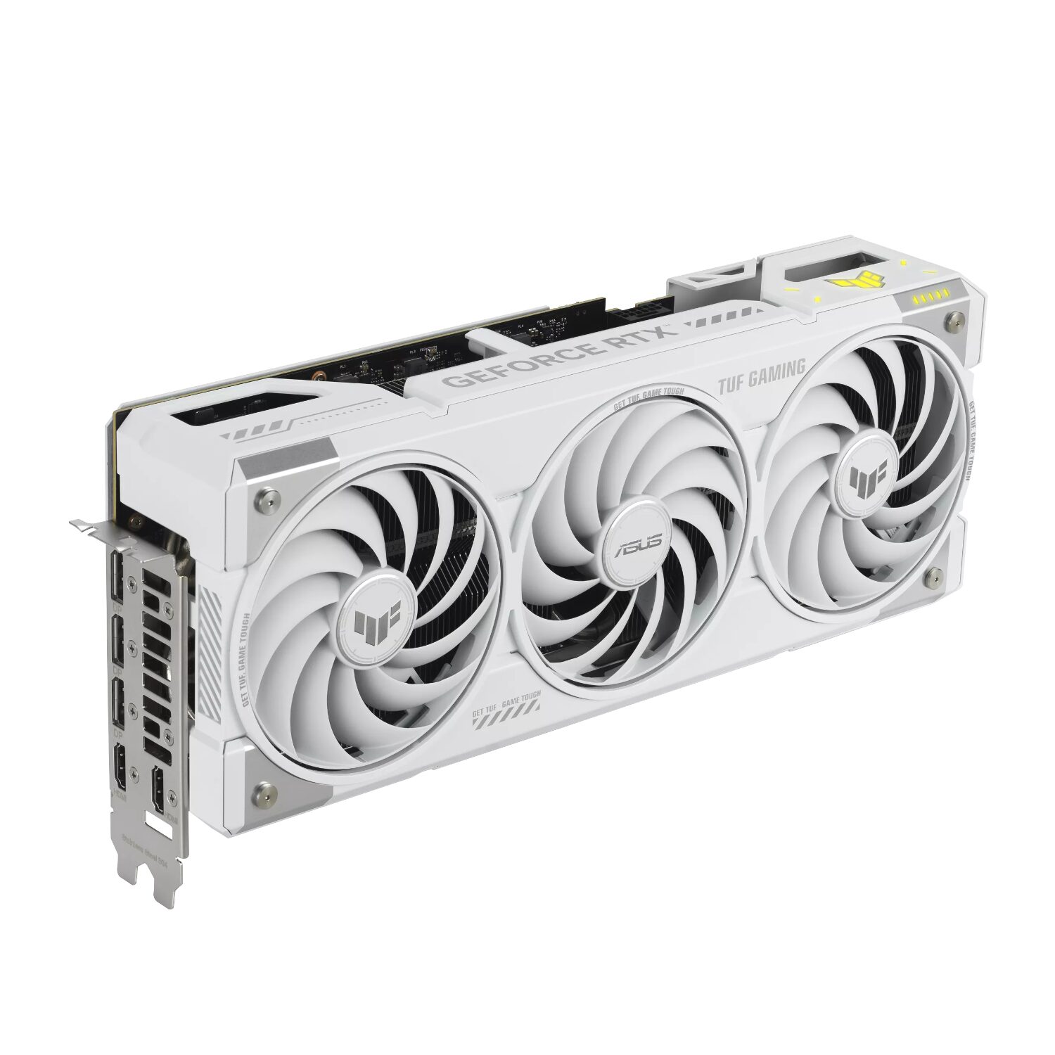 TUF-RTX5070TI-O16G-GAMW_ASUS_GeForce_RTX_5070Ti_TUF_GAMING_16GB__wr_03 ASUS GeForce RTX 5070Ti TUF GAMING 16GB OC White Graphics Card