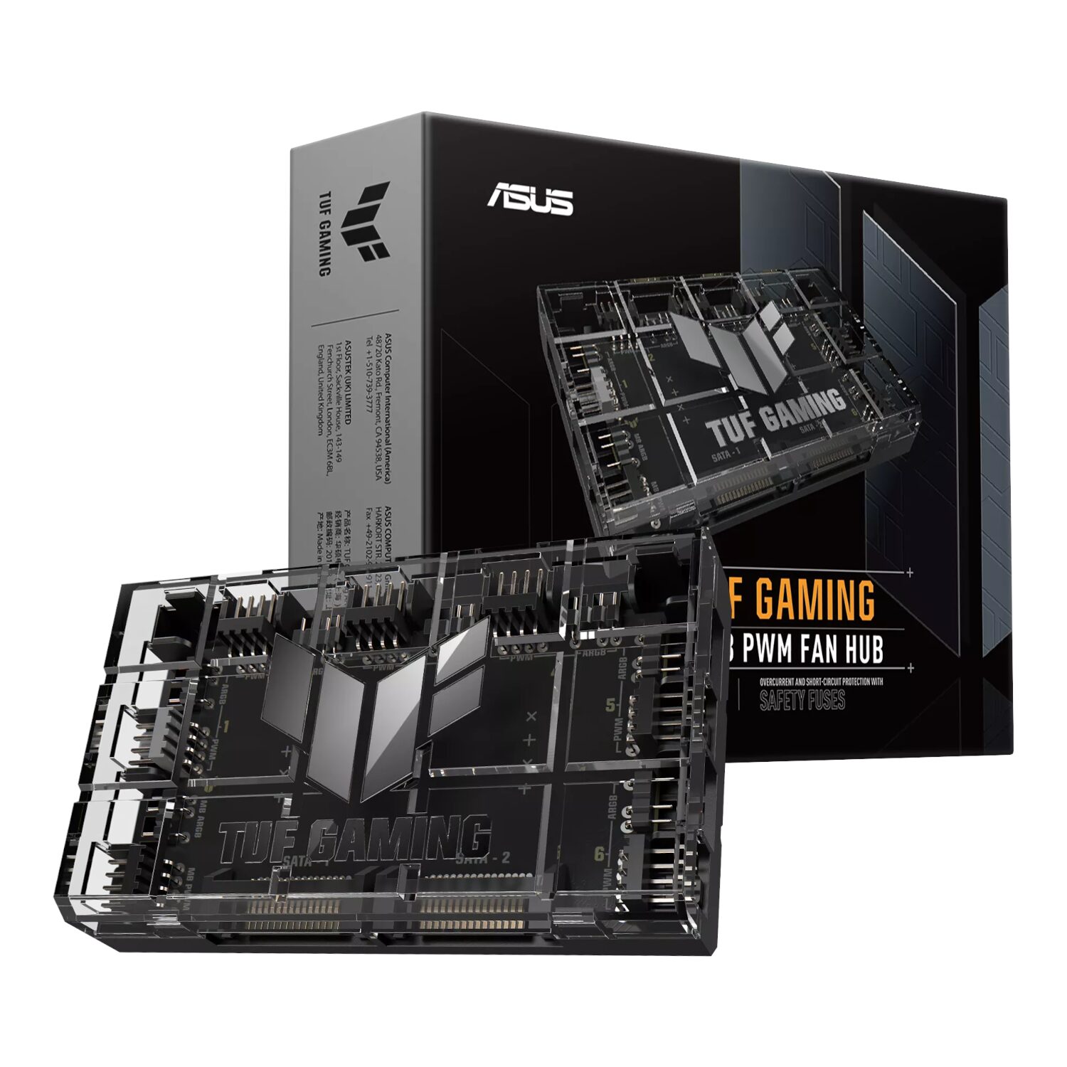 TUFGAMINGARGBPWMFANHUB-WR-06 Asus TUF Gaming ARGB PWM Fan Hub