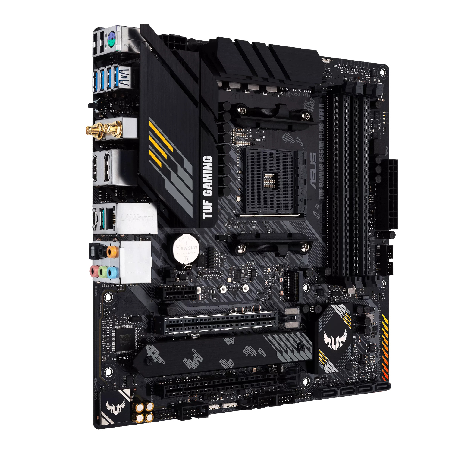 TUFGAMINGB550M-PLUSWIFIII_TUF-GAMING-B550M-PLUS-WIFI-II-mATX-Gaming-Motherboard_wr_03a Asus TUF GAMING B550M-PLUS WIFI II mATX Gaming Motherboard