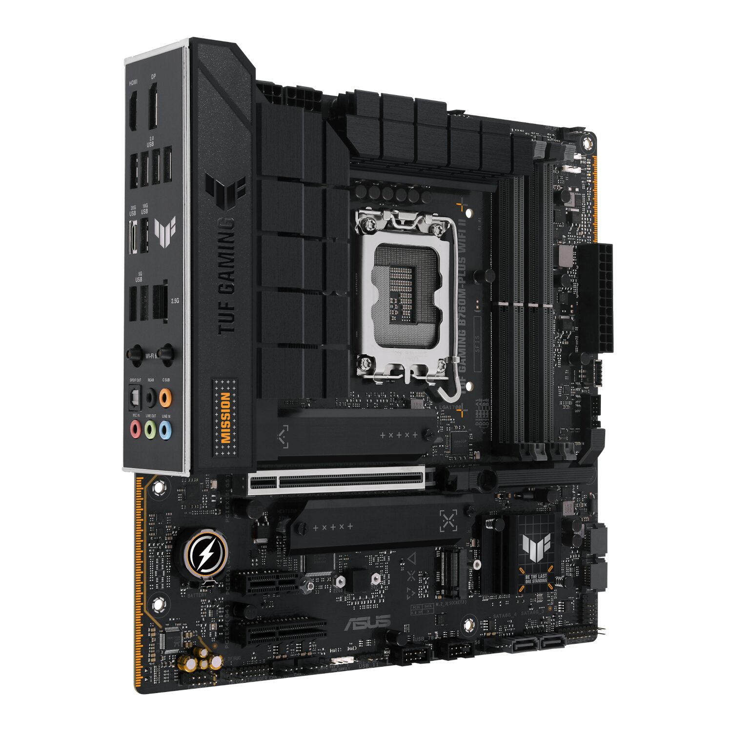 TUFGAMINGB760M-PLUSWIFIII-WR-03 Asus TUF Gaming B760M-PLUS WIFI II - mATX Motherboard