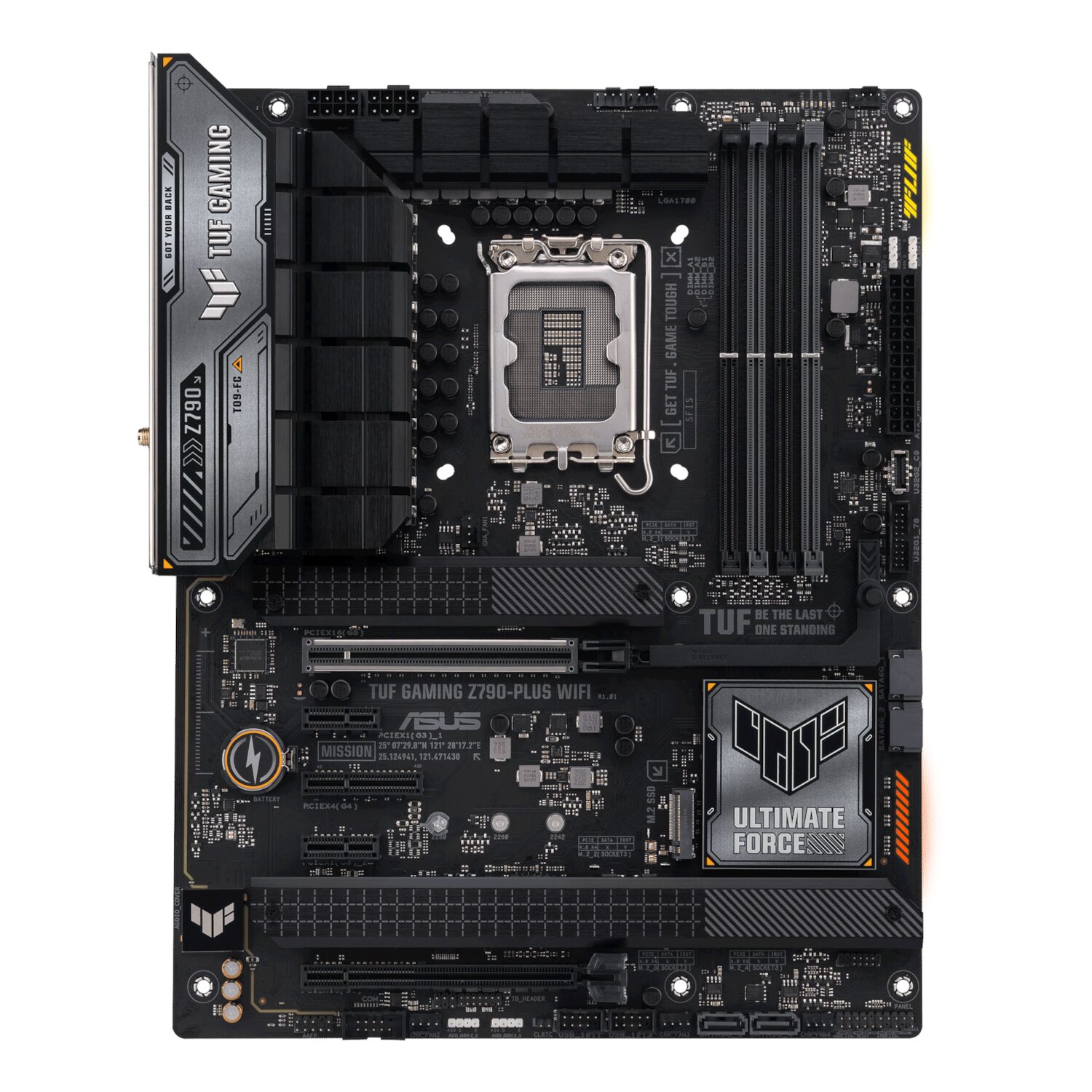 TUFGAMINGZ790-PLUSWIFI-wr-02 Asus TUF Gaming Z790-Plus Wi-Fi ATX Motherboard - Intel LGA1700, DDR5, PCIe 5.0. Wi-Fi 6E