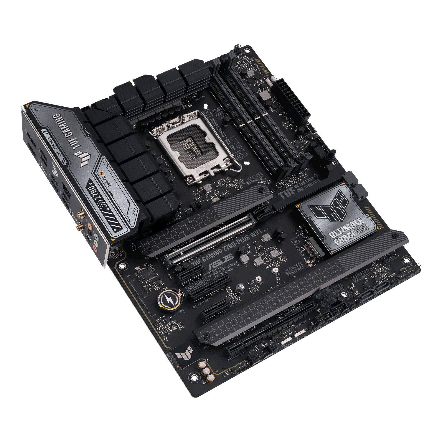 TUFGAMINGZ790-PLUSWIFI-wr-05 Asus TUF Gaming Z790-Plus Wi-Fi ATX Motherboard - Intel LGA1700, DDR5, PCIe 5.0. Wi-Fi 6E