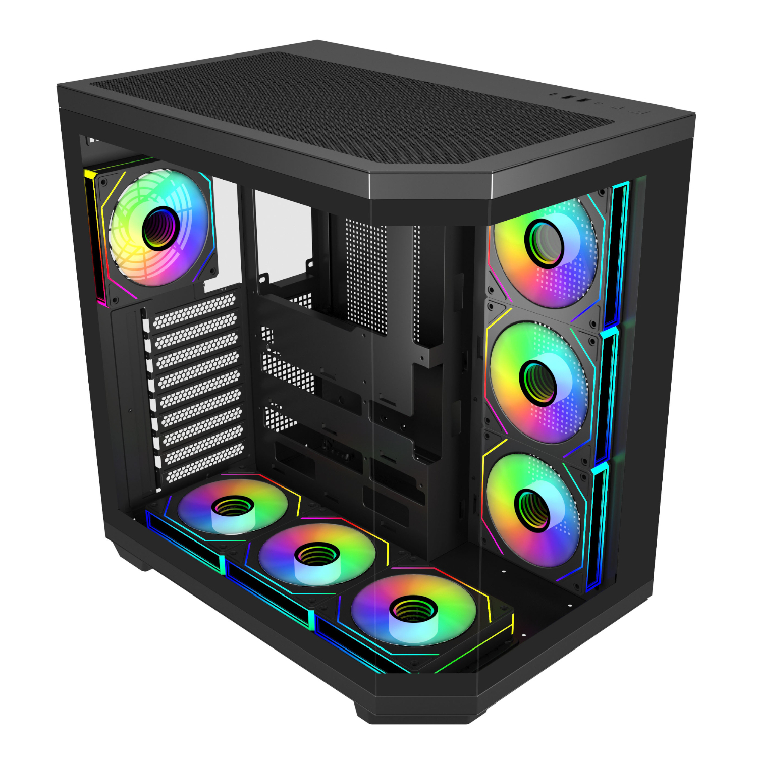 U580-BA_FSP-U580-ARGB-ATX-Ultra-Tower-Gaming-Chassis-Black_wr_05 FSP U580 ARGB ATX Ultra Tower Gaming Chassis - Black