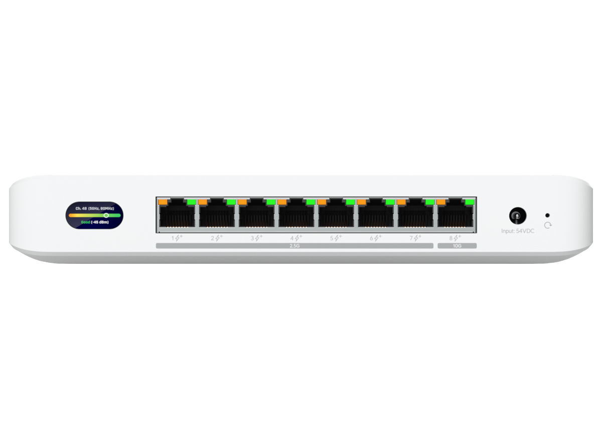 Ubiquiti UniFi Device Bridge WiFi 7 Switch 35W 7x 2.5G PoE 1x 10G PoE