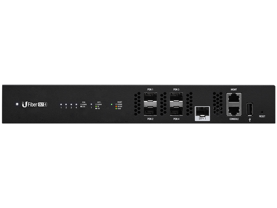 Ubiquiti UISP Fiber GPON OLT 4 PON Ports 1SFP+