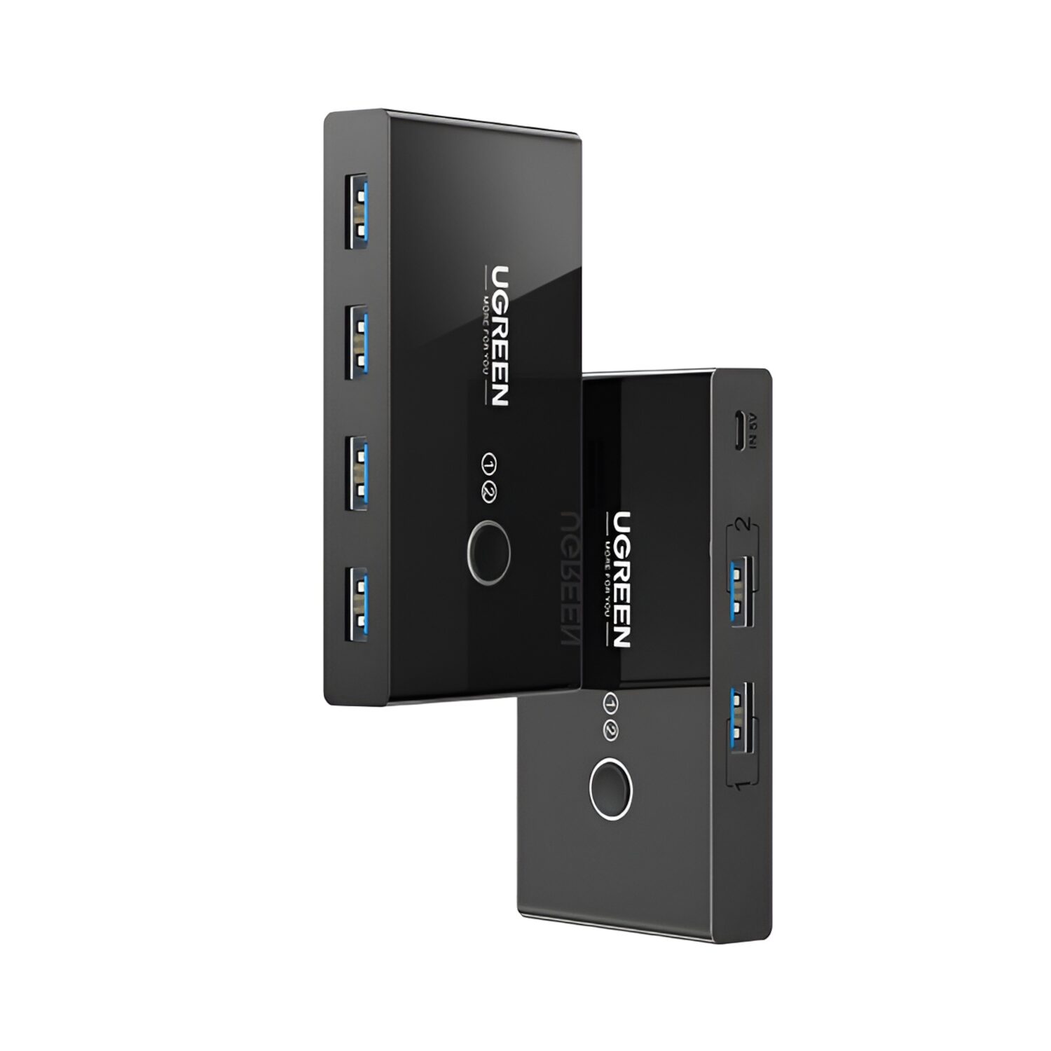 US216-30767-wr-02 UGREEN USB 2.0 4-Port Switch Box, with 1.5m USB Cables
