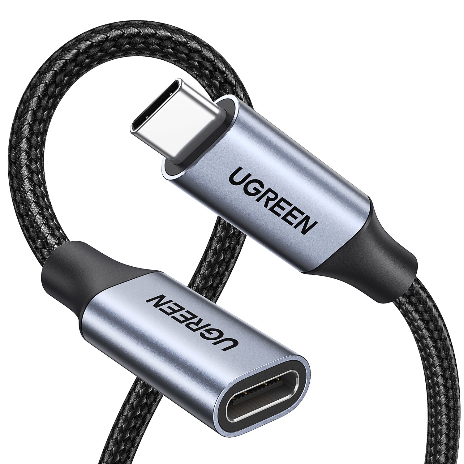 US372-30205-wr-02 UGREEN Type-C 3.1 Gen2 Extension Cable – 10Gbps, PD 100W (1m)