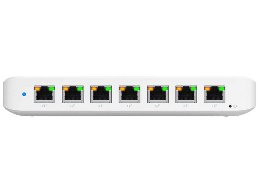 Ubiquiti UniFi Switch Ultra 8 Port Gigabit 1PoE Input 7 PoE Out 52W
