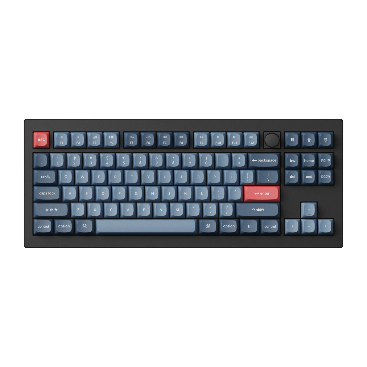 V3M-D4_Keychron-V3-Max-QMK-VIA-80-Wireless-Custom-Mechanical-Keyboard-Banana-Switch-–-Carbon-Black_wr_02a Keychron V3 Max QMK/VIA 80% Wireless Custom Mechanical Keyboard (Banana Switch) – Carbon Black