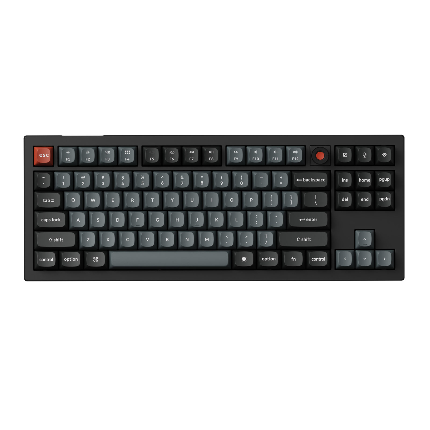 V3U-D1_Keychron-V3-Ultra-80-8K-Red-Switch-Hot-Swap-Gateron-Jupiter-RGB-Wireless-Keyboard_wr_02a Keychron V3 Ultra 80% 8K Red Switch Hot-Swap RGB Wireless Keyboard - Black