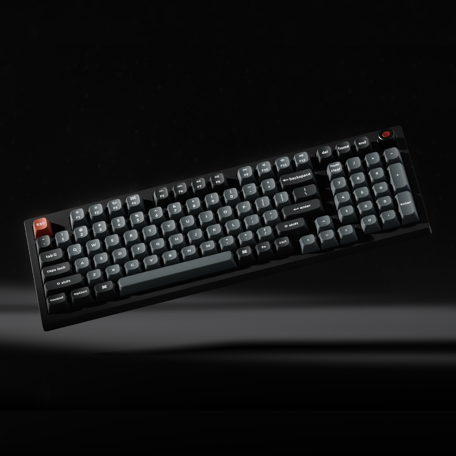 V5U-D1_Keychron-V5-Ultra-96-8K-Red-Switch-Hot-Swap-Keychron-Silk-POM-RGB-Wireless-Keyboard-Black_wr_05a Keychron V5 Ultra 96% 8K Red Switch Hot-Swapple Silk POM RGB Wireless Keyboard