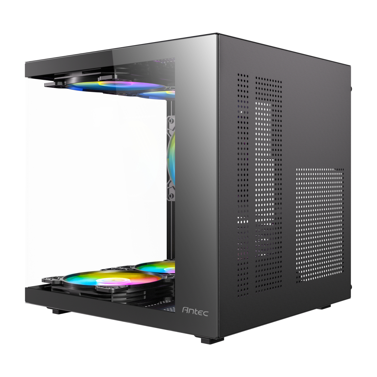 Antec VCX10M ARGB Micro-ATX | ITX Mini-Tower Gaming Chassis - Black