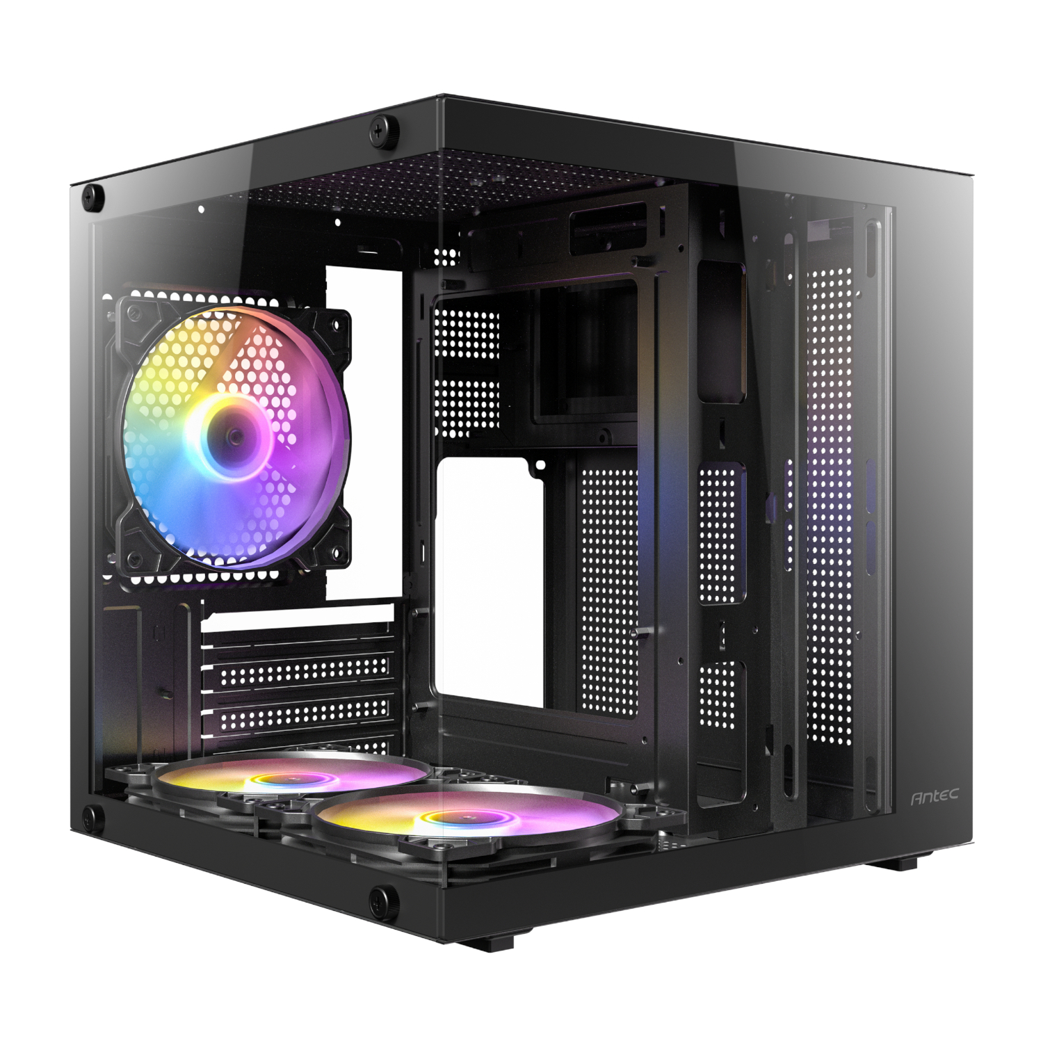 VCX10M-RGB_Antec-VCX10M-RGB-M-ATX-Mini-Tower-Gaming-Chassis_wr_01 Antec VCX10M RGB Micro-ATX | ITX Mini -Tower Gaming Chassis - Black