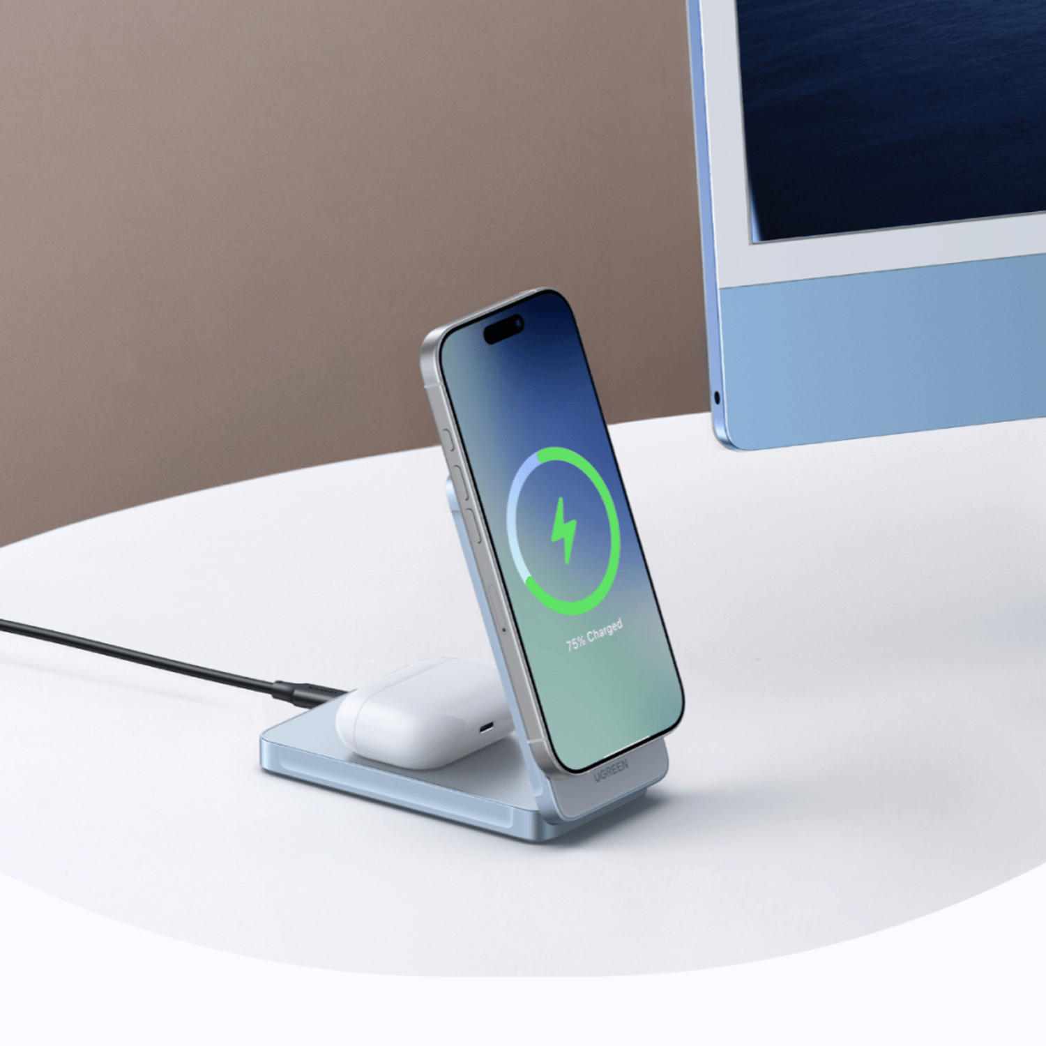 W756-55963_UGreen_25W_2-in-1_Magnetic_Wireless_Char_wr_05 UGreen 25W 2-in-1 Magnetic Wireless Charger