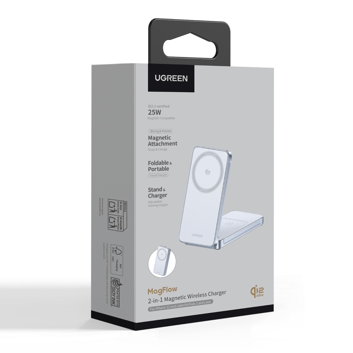 W756-55963_UGreen_25W_2-in-1_Magnetic_Wireless_Char_wr_07 UGreen 25W 2-in-1 Magnetic Wireless Charger