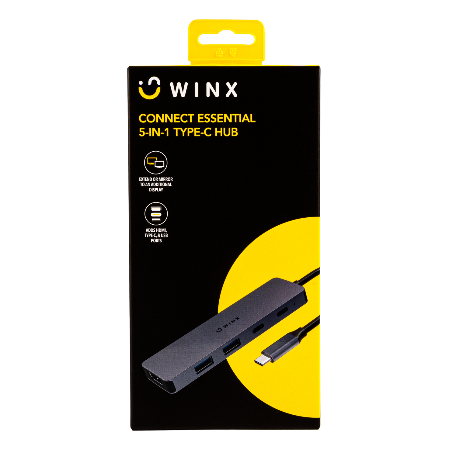 WINX_WX-HB110_Connect-Essential-5-in-1-Type-C-Hub-Packaging-0142-Edit1500x1500-96DPI WINX CONNECT Essential 5-in-1 Type-C Hub