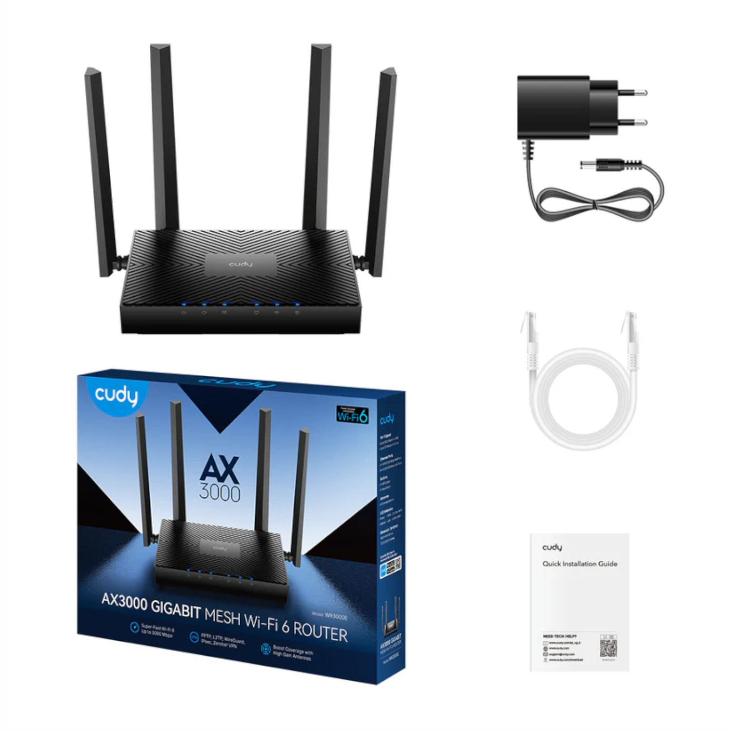 WR3000E_CUDY-AX3000-Gb-Dual-Band-Wi-Fi-6-Mesh-Router-Blk_03 Cudy AX3000 5-Port Gigabit Dual-Band Wi-Fi 6 Mesh Router – Black
