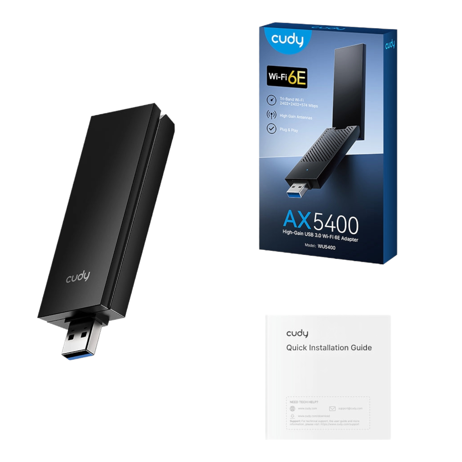 WU5400_Cudy-AX5400-Wi-Fi-6-USB-3.0-Tri-Band-Adapter_04-wr Cudy AX5400 Wi-Fi 6E USB 3.0 Tri-Band High-Gain Adapter-Black