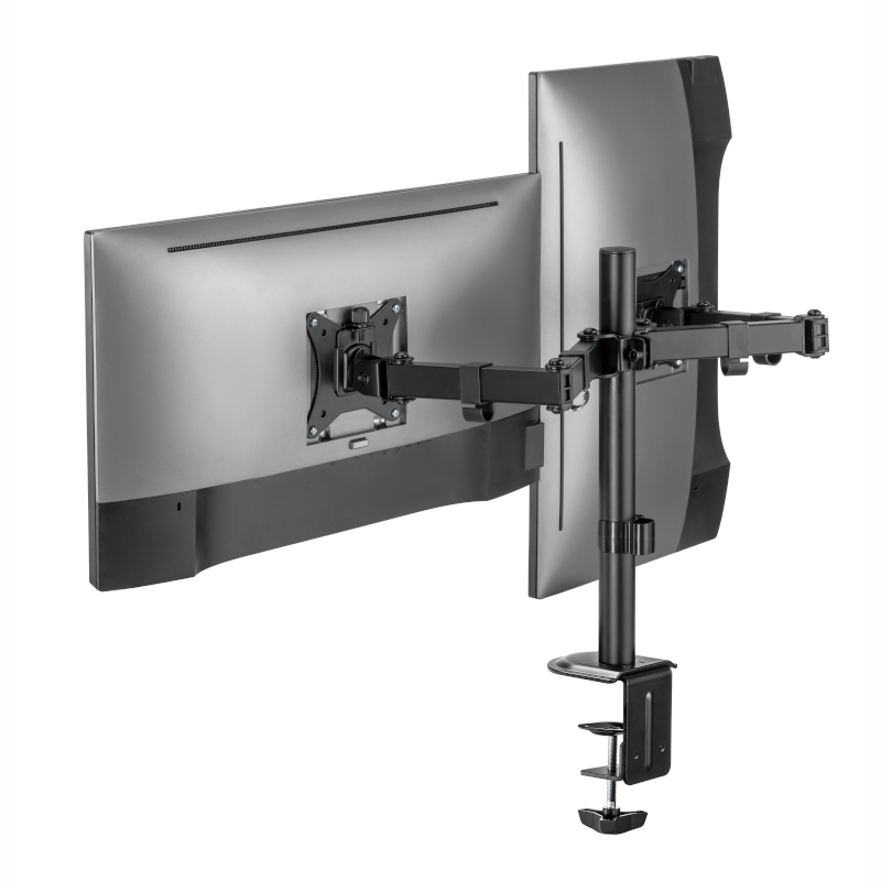 WX-BR107_wr_10 WINX RISE Simple Adjustable Dual Monitor Arm