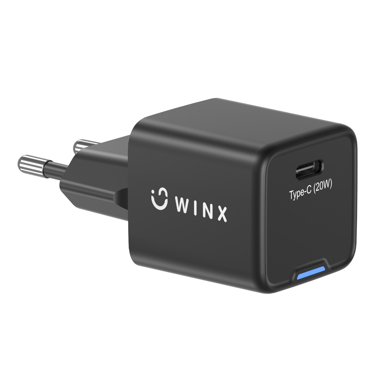 WX-WC103_WINX-POWER-Essential-Type-C-20W-GaN-Wall-Charger-Black_wr_01 WINX POWER Essential Type-C 20W GaN Wall Charger