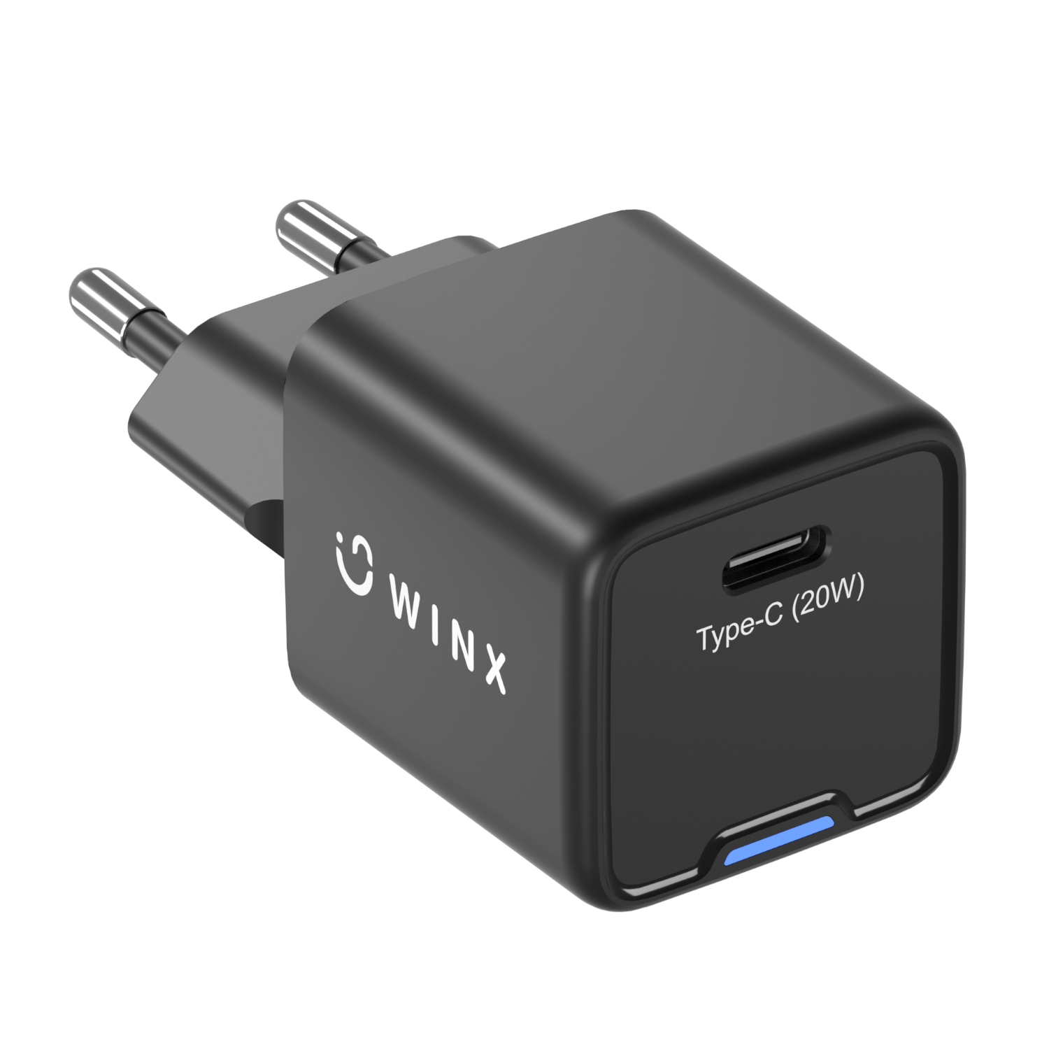 WX-WC103_WINX-POWER-Essential-Type-C-20W-GaN-Wall-Charger-Black_wr_02 WINX POWER Essential Type-C 20W GaN Wall Charger