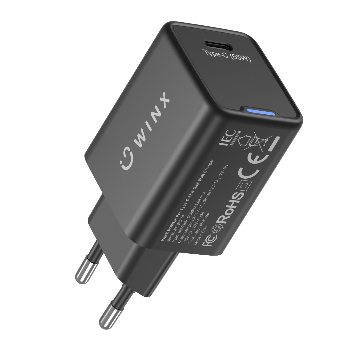 WX-WC105_WINX-POWER-Pro-Type-C-65W-GaN-Wall-Charger-Black_wr_02 WINX POWER Pro Type-C 65W GaN Wall Charger