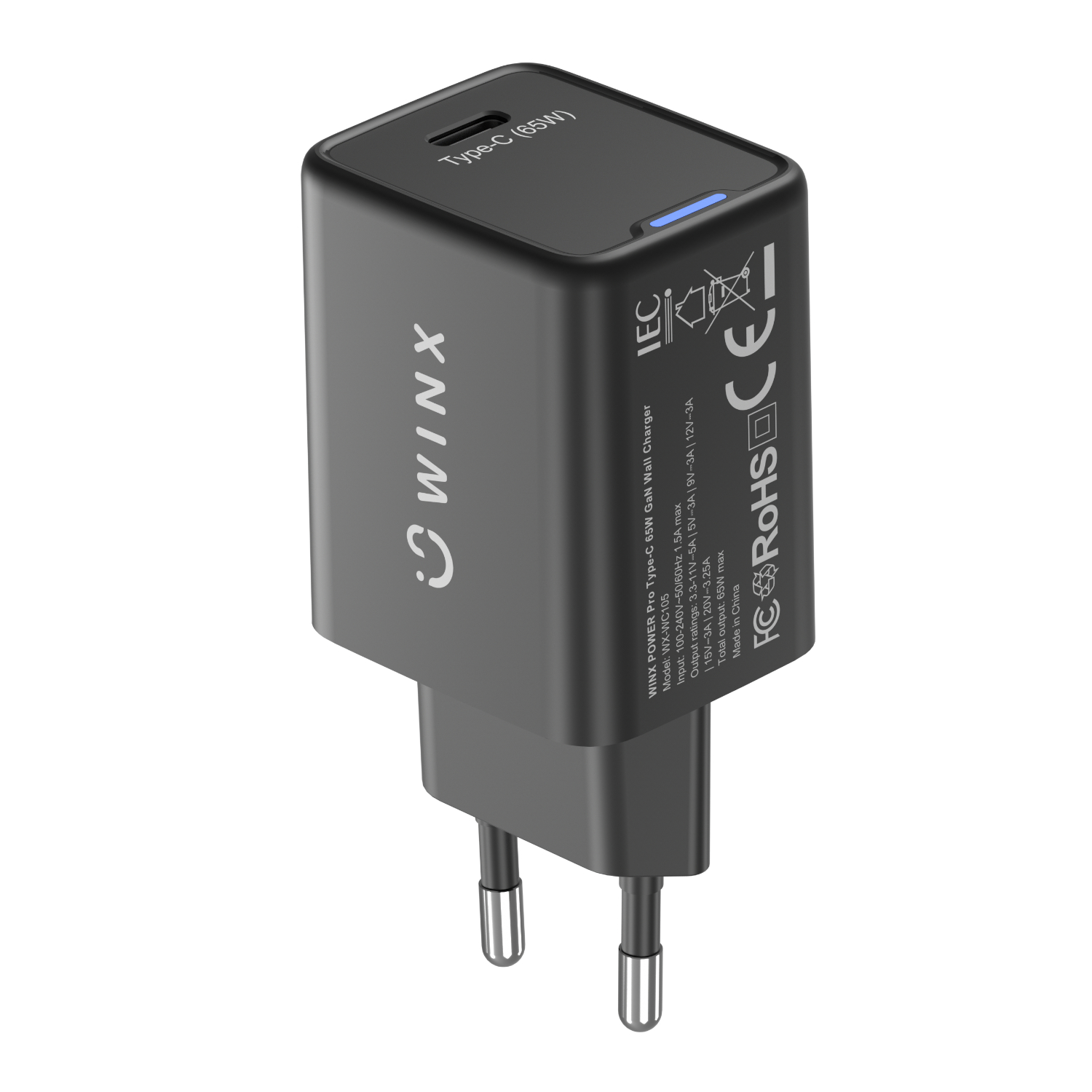 WX-WC105_WINX-POWER-Pro-Type-C-65W-GaN-Wall-Charger-Black_wr_03 WINX POWER Pro Type-C 65W GaN Wall Charger