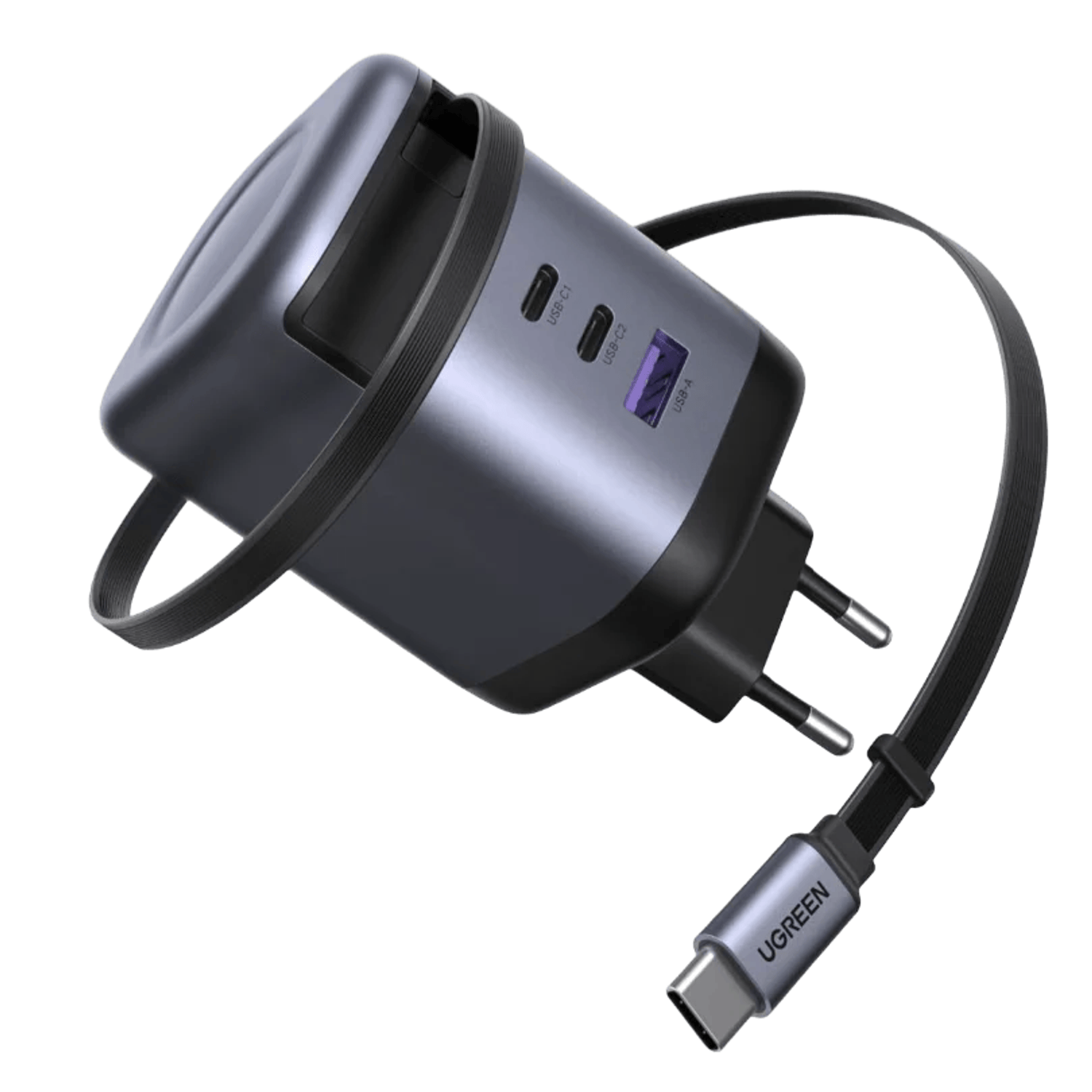 X616-65828_UGREEN_Nexode_100W_Charger_with_Retracta_wr_01 UGREEN Nexode 100W Charger with Retractable USB Type-C Cable