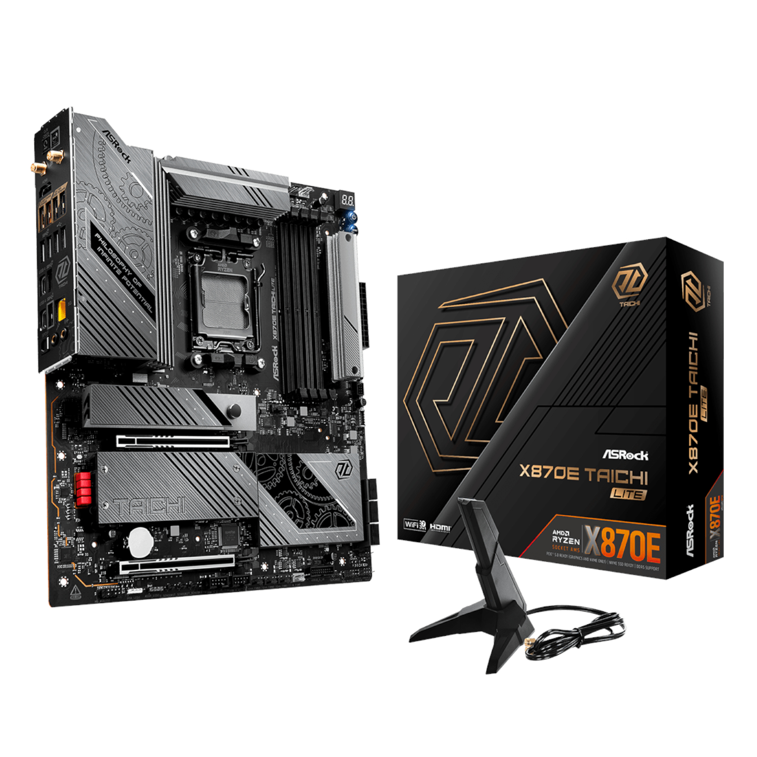 X870E-TAICHILITE_ASROCK-X870E-TAICHI-LITE-AM5-ATX-4X-DDR5_wr_01 ASRock X870E Taichi Lite AM5 ATX Motherboard