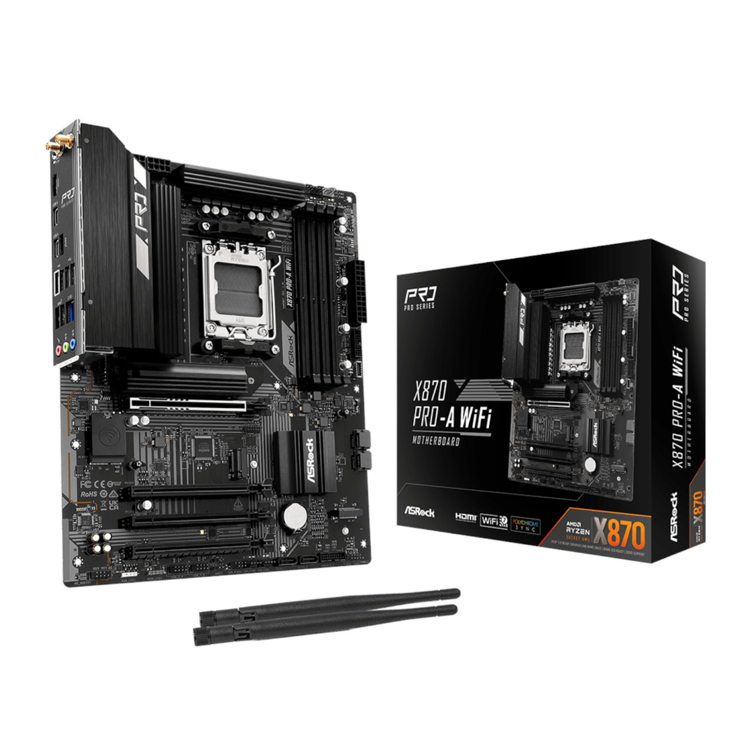 X870PROAWIFI_ASRock-X870-A-Pro-WiFi-AMD-AM5-ATX-Gaming-Motherboard_wr_01 ASRock X870 A-Pro WiFi AMD AM5 ATX Gaming Motherboard