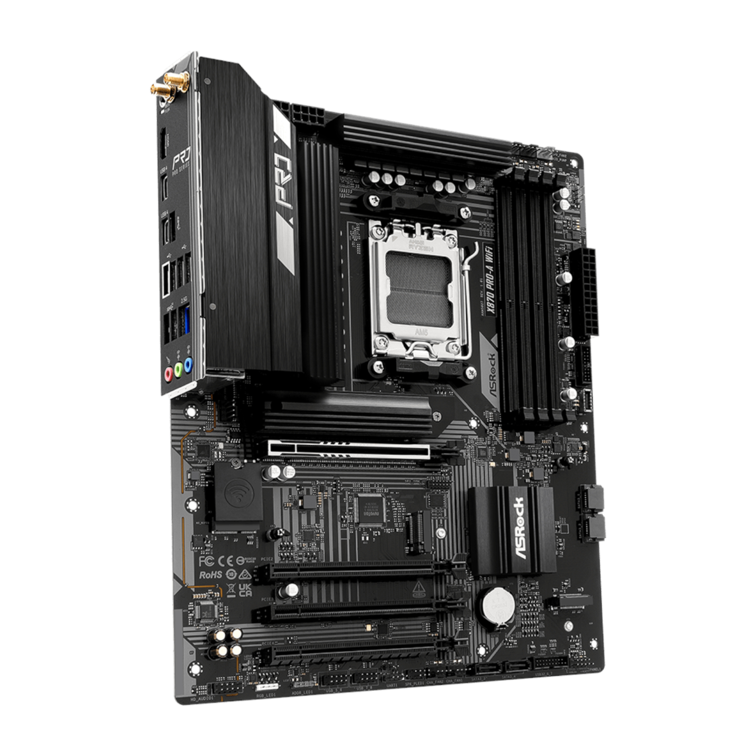 X870PROAWIFI_ASRock-X870-A-Pro-WiFi-AMD-AM5-ATX-Gaming-Motherboard_wr_03 ASRock X870 A-Pro WiFi AMD AM5 ATX Gaming Motherboard