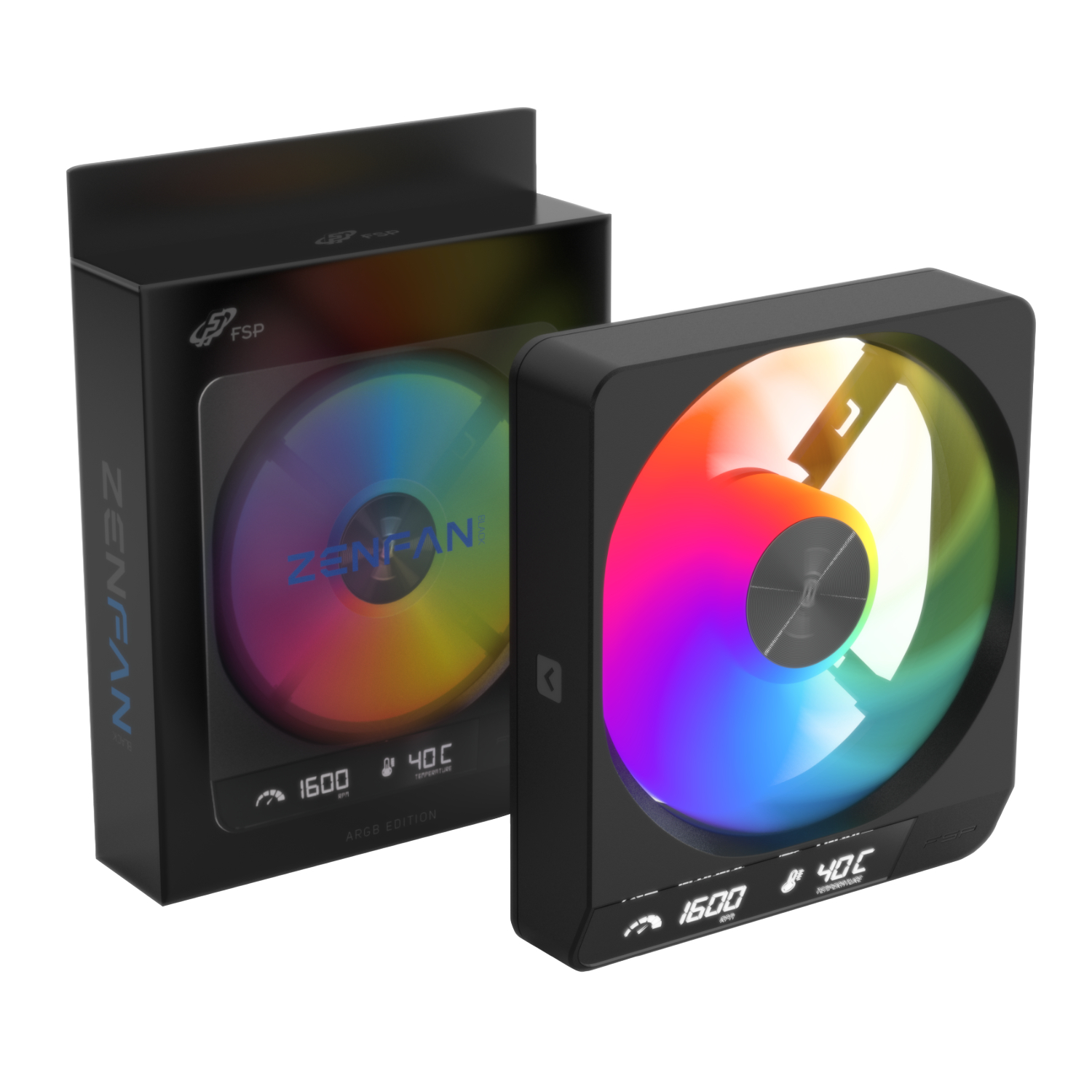ZENFAN-BA_FSP-ZENFAN-120mm-ARGB-PWM-Smart-Fan-Black_wr_01a FSP ZENFAN 120mm ARGB PWM Smart Fan - Black