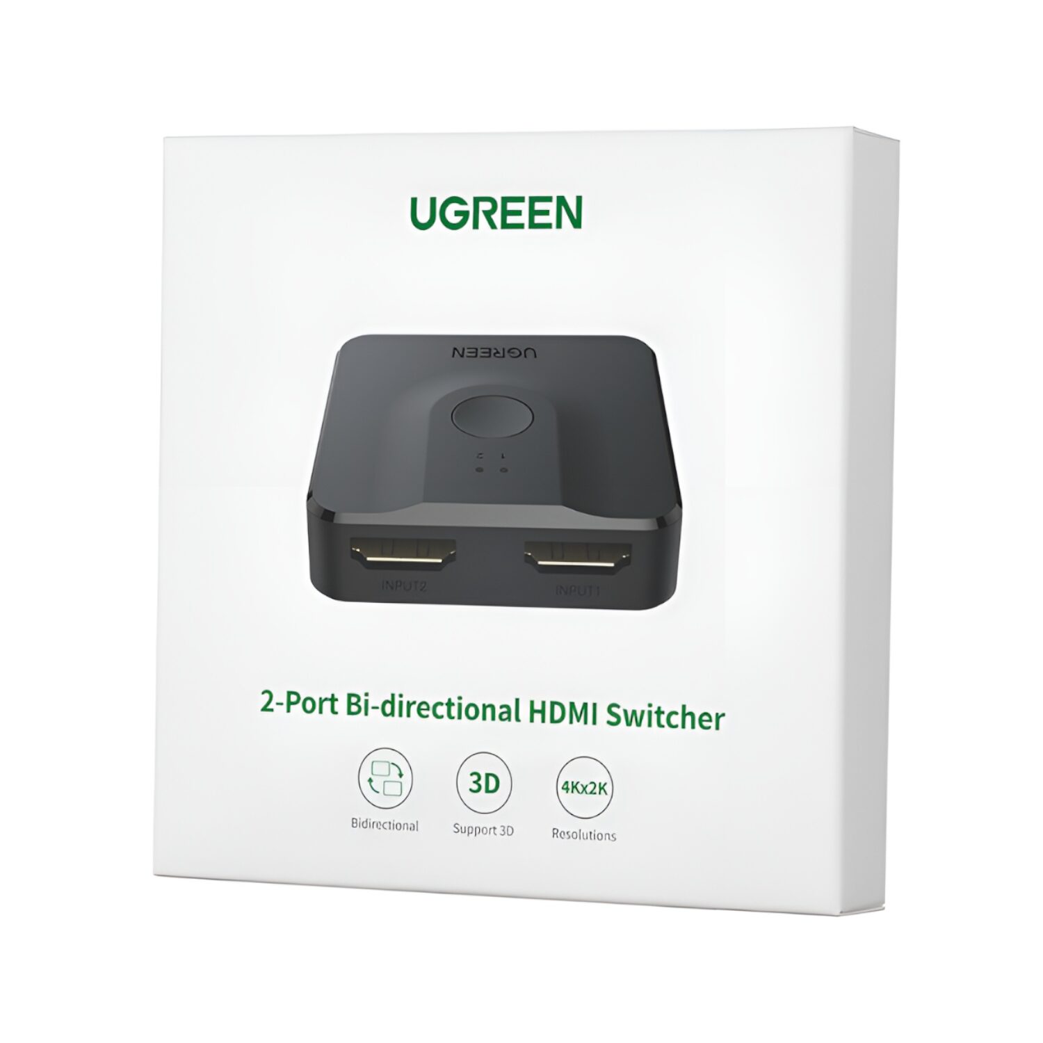 cm217-50966-wr-04 UGREEN CM217-50966 2-in-1 Bi-Directional 4K HDMI Switcher - Black