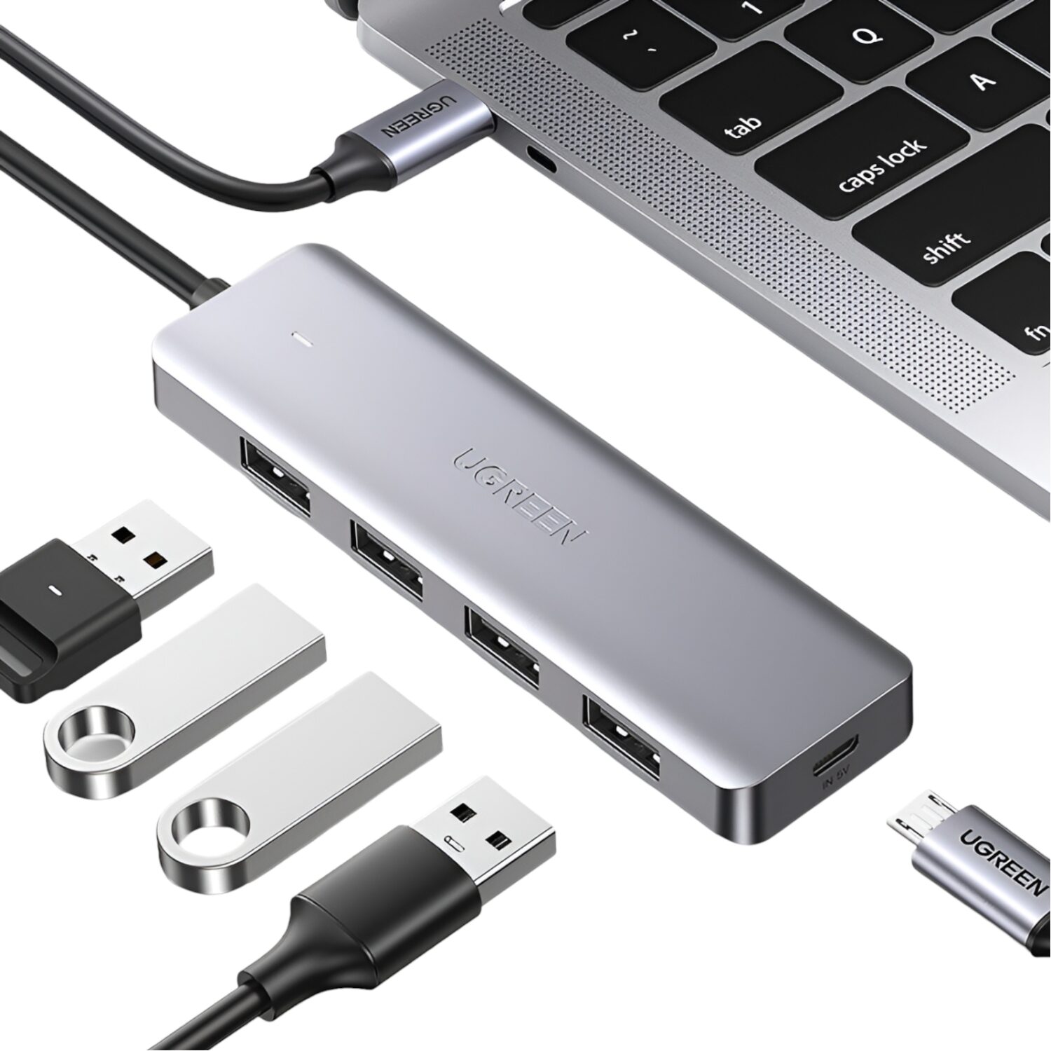 cm219-70336-wr-03 UGREEN 4-in-1 Type-C Hub | USB 3.0 | Type-C