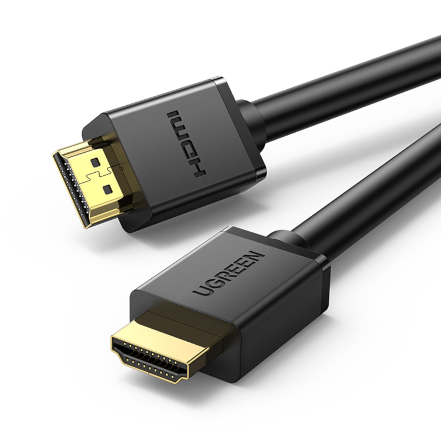 hd-104-10106-wr-02 UGREEN HD104-10106 HDMI 4K Cable Male to Male Black 1m - Black