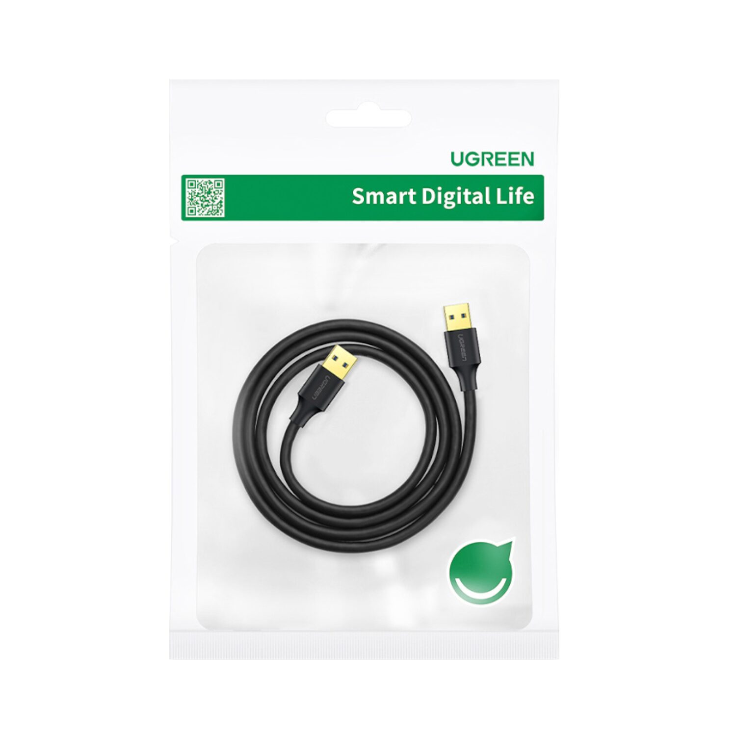 us128-10371-wr-05 UGREEN USB 3.0 Male to Male Cable, with 5Gbps Data Transfer - 1m