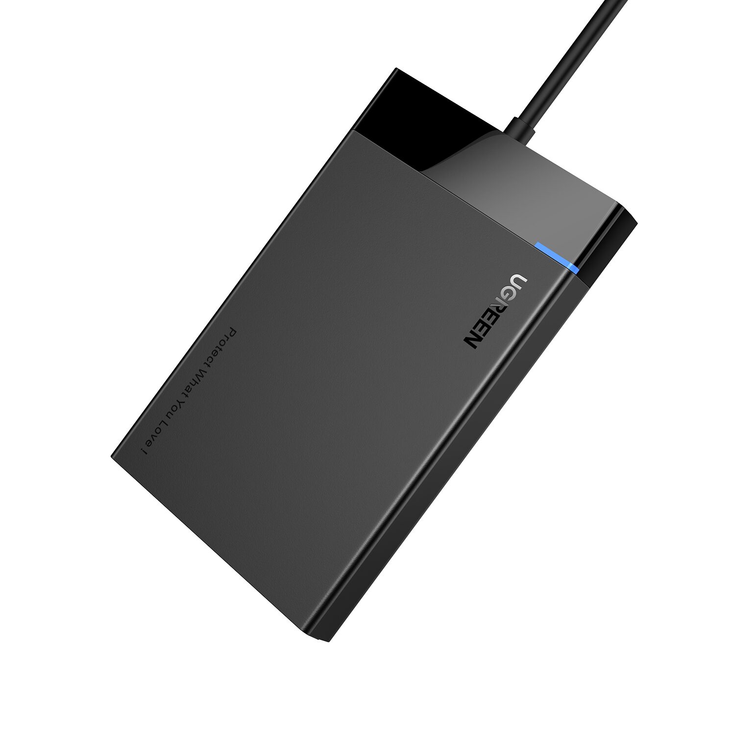 us280-50568-wr-01 UGREEN USB 3.0 to 2.5” SATA Hard Drive Enclosure (Non-Detachable Cable)