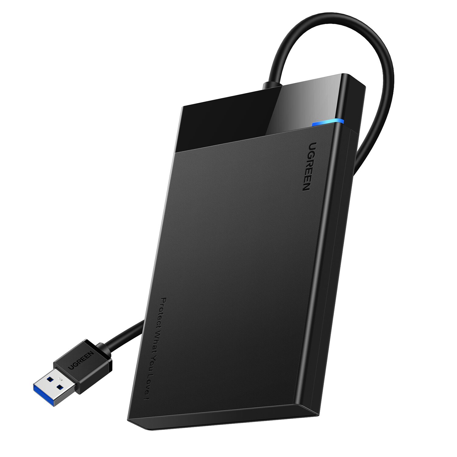 us280-50568-wr-03 UGREEN USB 3.0 to 2.5” SATA Hard Drive Enclosure (Non-Detachable Cable)